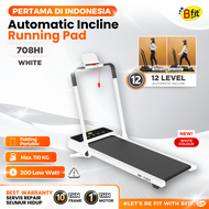 Running Pad BFIT 708HI Auto Incline Walking Pad Treadmill Elektrik Listrik Lipat Portable Low Watt