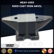 Cast Iron Anvil 50kg - Heavy Duty