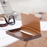 [Fenteer] Business Card Case for Men Credit Card Organizer Wood Business Card Holder
