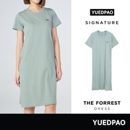 Yuedpao Signature Dress Summer ผ้าหนาทรงสวย ยับยากรีดง่าย เสื้อยืดเปล่า ชุดเดรส สี The Forest
