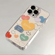 Love Smile Pop Graffiti Colored Casing hp Redmi Note 14 4G 15C A5 Note 14 5G Note 14 Pro Plus 5G 14C