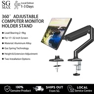 Computer Monitor Stand Monitor Bracket Dual Monitor Arm support up to 9 KG and 17-34 inch monitor