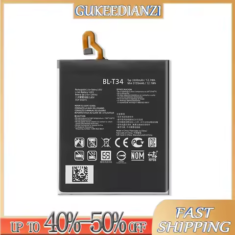 BL-T34 Mobile Phone Battery For LG V30, V30+, V30 Plus, V30plus, V30A, H930, H932, LS998, BLT34 , 33