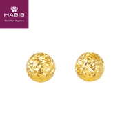 HABIB Oro Italia 916 Yellow Gold Earrings GE71500720 (22K Gold)