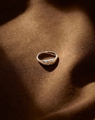 KHARYS Mars signet ring - Silver 925 แหวนเงินแท้ แหวนนิ้วก้อย