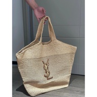 [Hot-selling Fashion Single Product] Raffia Woven Tote Bag icare Shopping Bag Vacation Style Child-M