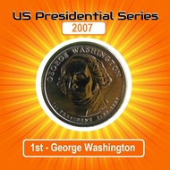 1 Dollar Coin 2007 - 1st George Washington (President Series)