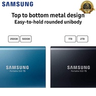 SAMSUNG T5 Portable SSD [500GB/ 1TB/ 2TB] - USB 3.1 Gen2/Type-C External SSD