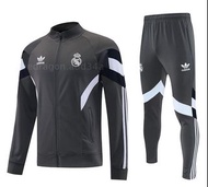 24-25 Real Madrid 皇家馬德里 拉鍊運動套裝 男款休閒外套 球迷收藏
