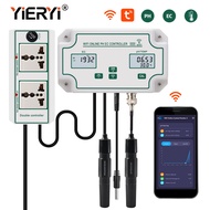 Yieryi 3 In 1 WiFi Ph/ec/temp Water Quality Monitor ออนไลน์ Tuya Digital PH Meter Professional สำหรั