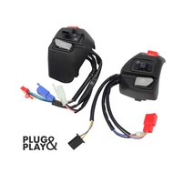 AEROX Domino Handle Switch With Hazard Light Switch For Aerox / MIO Left+Right 1pair