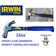 IRWIN 16OZ CLAW HAMMERS 9098077 FIBERGLASS HANDLE, FIBER GLASS HANDLE HAMMER