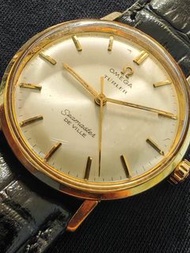 歐米茄Omega Seamaster De Ville 14K金圈耳錶