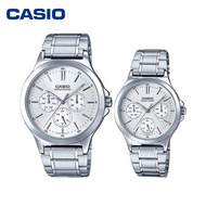 Casio Watch Couple Watch Stainless Steel MTP-V300D-7A / LTP-V300D-7A / Casio Couple Watch Series/Ful