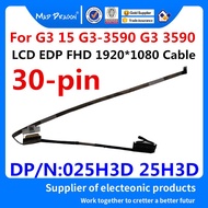 MAD DRAGON Brand LVDS LCD Video cable LCD EDP FHD 1920*1080 Cable for Dell G3 15 G3-3590 G3 3590 025H3D 25H3D 450.0H701.0001 002