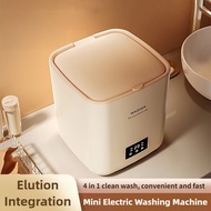 Automatic Mini Electric Washing Machine Dormitory Small Laundry Equipment Household Clothes Elution 