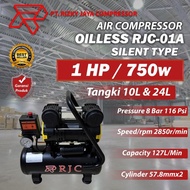 HP Oilless Compressor 1Hp 24 Liter 10 Liter 750W Silent Electric Compressor 1Hp Oilless Rjc