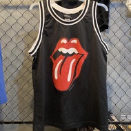 Vintage rollingstone 90s basketball jersey
