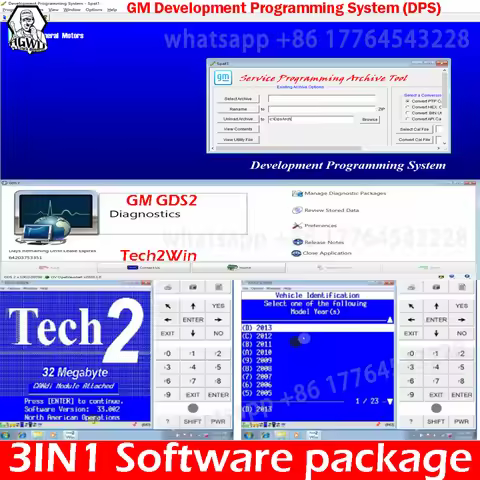 Tech2Win + GDS2 + DPS Development Programming System The Ultimate GM Diagnostic Software Opel Saab U