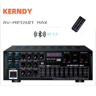 Amplifier kerndy Bluetooth 5.3 EQ Audio AV326BT MAX Channel 2.1 Full Bass subwoofer Amplifier Karaok