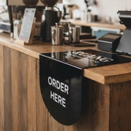 Sign Order Here Pay Here Coffeeshop Trending Viral Current Luxurious