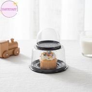 TEAY Transparent Cake Box 10Pcs 4 6 8 10 Inch Reusable Round Bakery Boxes for Wedding Birthday Party