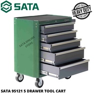 SATA 95121 5-DRAWER TOOL CART 770X470X896MM / TOOL BOX / TOOLS CABINET DRAWER STORAGE / WORKSHOP TOO