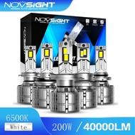 Novsight N60 H4 LED car Headlight H11 H7 9005 9006 9012 D Series 200W 40000LM 6500K