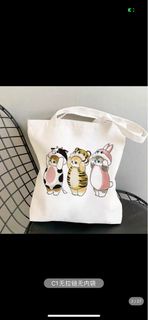 精品代購|Mofusand| 可愛貓咪 |貓福珊迪|鯊魚貓|貓貓公仔丨寵物|Tote Bag ｜環保袋｜shopping bag丨聖誕交換禮物｜情侶禮物|生日禮物