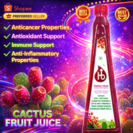 Prickly Pear Cactus Fruit Juice Vegan 750ml 100% Natural Detox Drink Keto Friendly Source Wild Organ