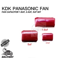 Panasonic KDK Ceiling Fan Condenser Capacitor Kipas Siling Kapasitor ( 1.8uf / 2.4uf / 5uf ) Capasit