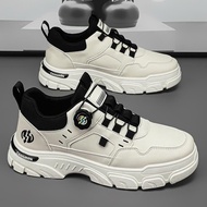 QC M1253 Men's Shoes, Men's Fashion sneakers Men's Shoes Smart Twist Button Non-Rubber Sole men's sn