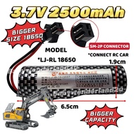 Battery Rechargeable 3.7V 18650 2500mAh SM-2P Bateri Kereta Kontrol