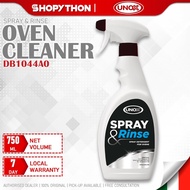 UNOX Spray &amp; Rinse DB1044A0 (750ml) Made in Italy Oven Detergent Cleaner Wash Stainless Steel Stain Remover Fast Action