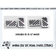 [BMC] [Honda CRV] 2pc Pedal Cover (Stripe)- CRV/ Mugen