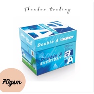 Double A A4 Printing Copier Paper - 70gsm |  80gsm (5 Reams/ 1 Carton)