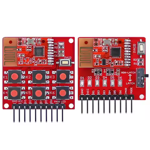 2.4G 2.5G Wireless Switch Remote Kit 6 Channel Transmitter Receiver Module Without Programming for D