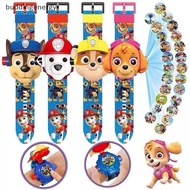 {BUDDI} Paw Patrol Watch Cartoon 3D Projection Watch Chase Rubble Marshall Skye Anime Digital Wristb