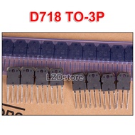 10pcs 2SD718 TO-3P D718 TO3P KTD718 K-D718 8A/120V/80W Audio Power Amplifier Transistor New Original