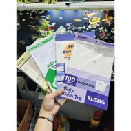 KLONG HORIZONTAL LINE TEST PAPER B5 100GSM: EFFECTIVE WATERPROOF, WRITING SMOOTHLY