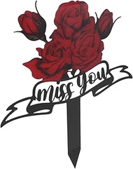 Toyvian Pet Memorial Grave Marker: Grave Stake for Cemetery Memorial Garden Pile Decoration Tombston