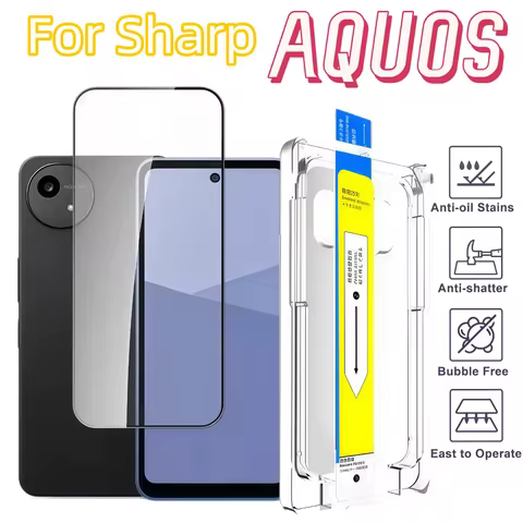 For Sharp AQUOS R10 R9 R8 R7 Wish 2 3 4 5 Sense 10 9 8 7 6 5G Tempered Glass Screen Protector Auto D