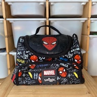 Smiggle Spiderman Lunch Bag - Double Decker Food Grade Children's Duckal Bag 24x15x14cm BPA Freebeba