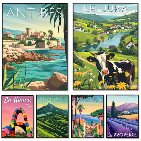 Jura Road, Corsica, Frioul Islands - Marseille, Antibes, Provence, Brittany Tour, Auvergne, Le Havre