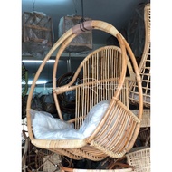 Rattan round hanging basket / Big indoor outdoor hanging chair / Bakul buaian rotan bulat / Kerusi gantung rotan / Swing