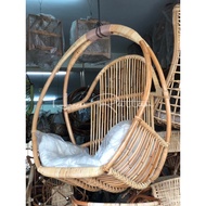 Rattan round hanging basket / Big indoor outdoor hanging chair / Bakul buaian rotan bulat / Kerusi g