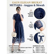 Annabelle Dress 4 Sizes ML XL XXL Velvet Tile Brocade Material