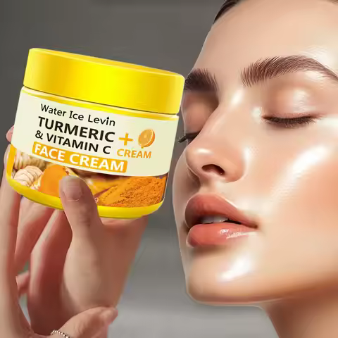 Turmeric & Vitamin C Face Cream, Hydrates, Revitalizes, Boosts Youthful Glow, Protects Skin for Ener