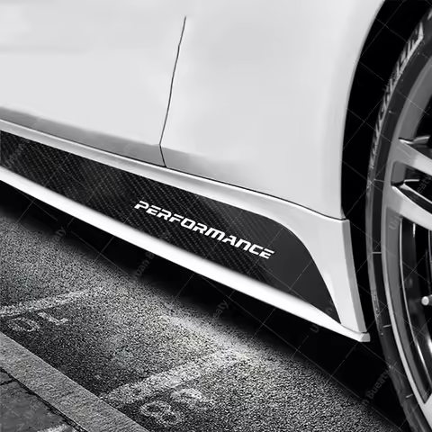 For BMW E90 E92 E93 F20 F21 F30 F31 F32 F33 F34 F15 F10 F01 F11 F02 G30 M Performance Side Skirt Sil