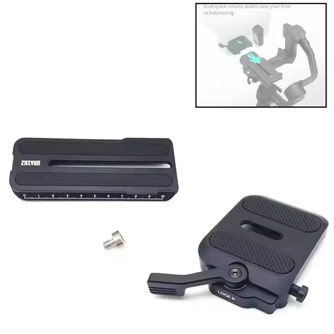 Camera Quick Release Plate TransMount Base Lower-layer / Riser Upper-layer for ZHIYUN WEEBILL 3 3S W